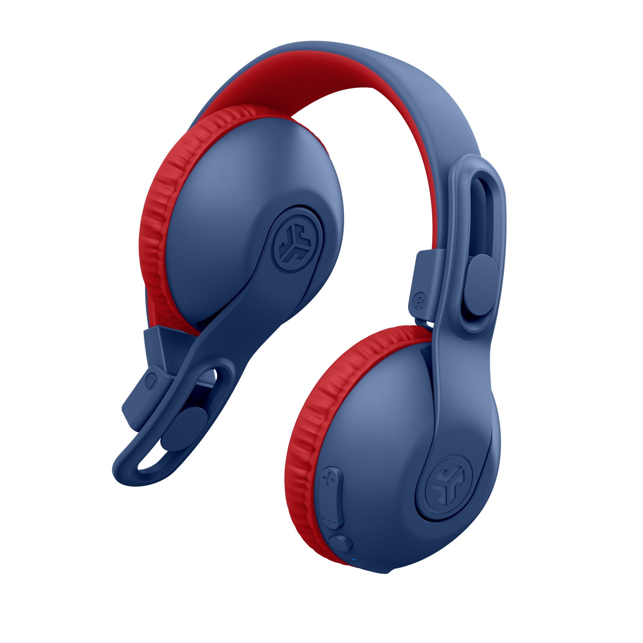JBuddies Studio 2 Wireless Kids Headphones Blue/Red - Image 4