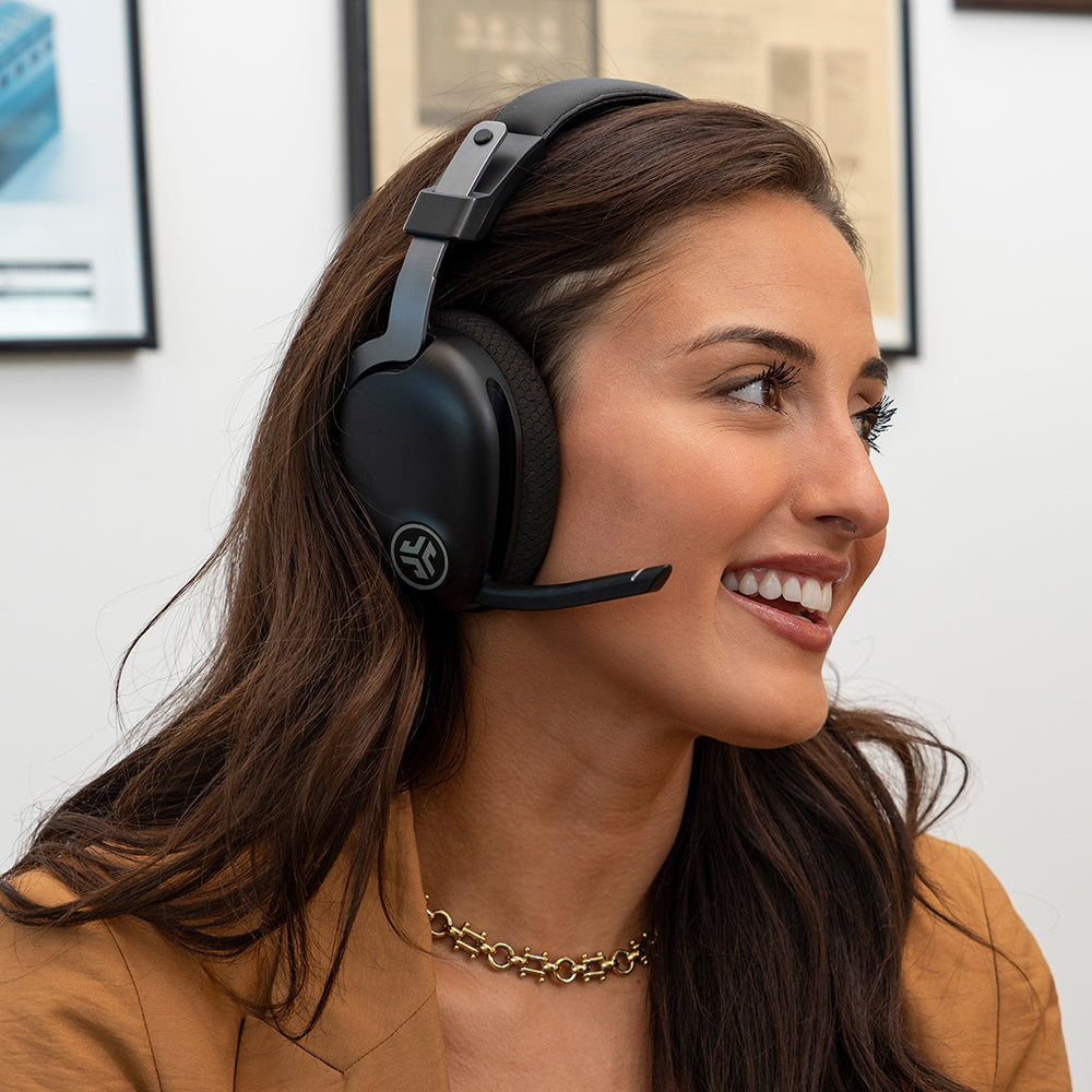 JBuds Work Wireless Over-Ear Headset Black - Image 4