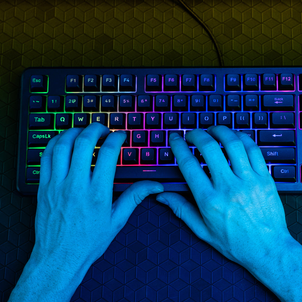 Nightfall Full-Size Wired Gaming Keyboard Black - Image 2