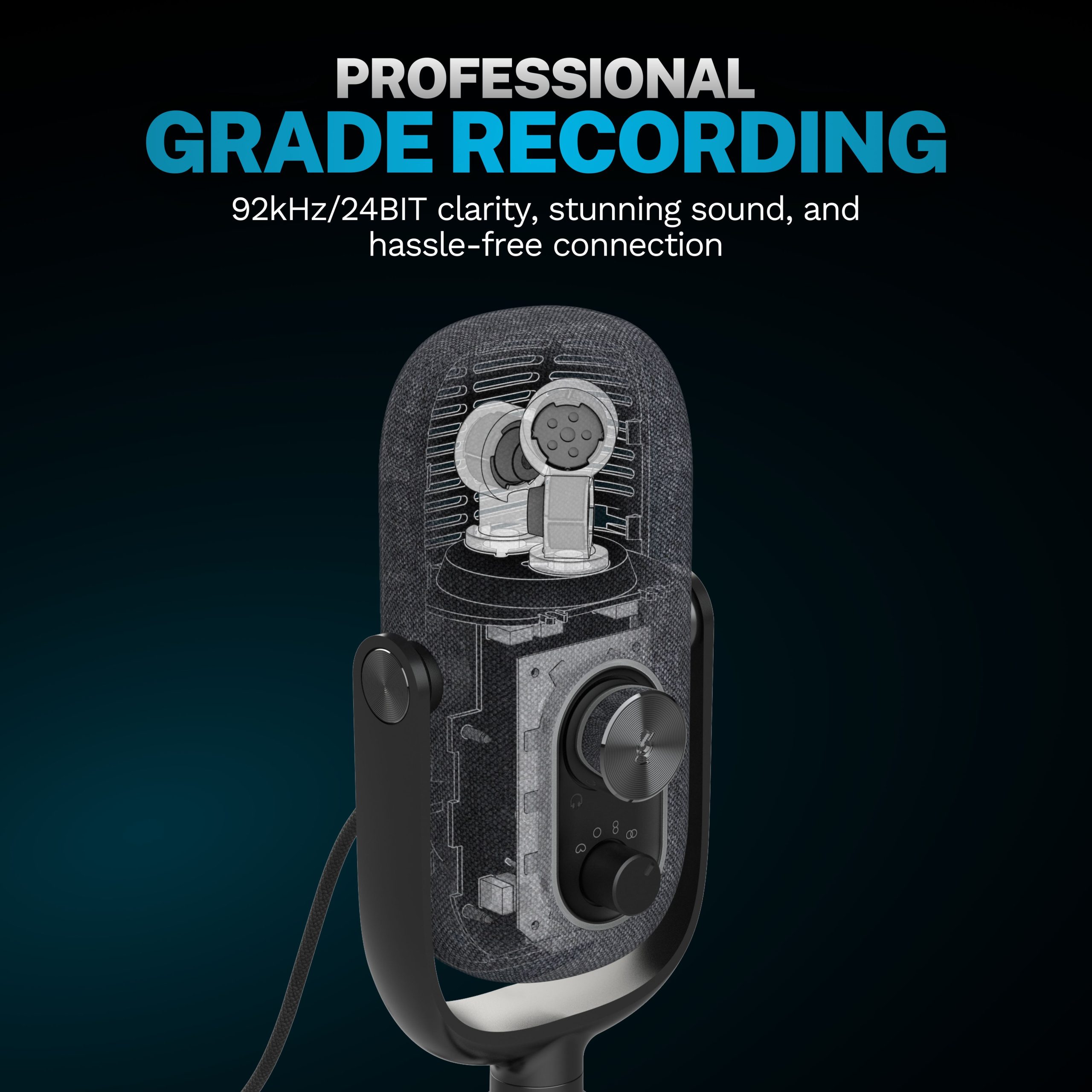 Epic Talk USB Microphone White - Image 6