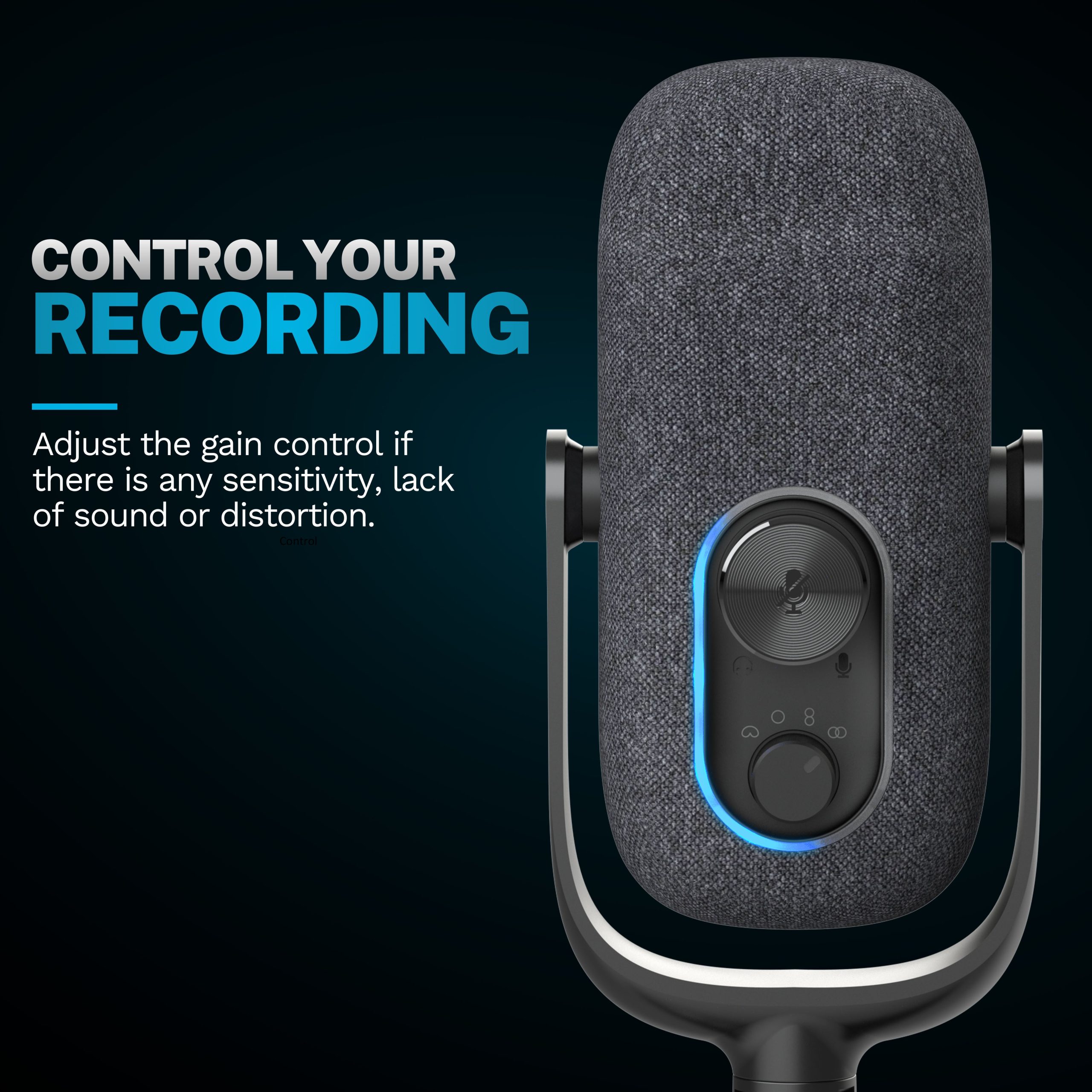Epic Talk USB Microphone White - Image 5