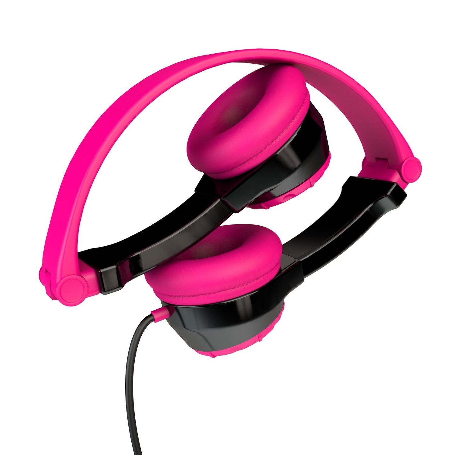 JBuddies Folding Kids Headphones Black/Pink - Image 4